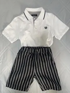COMME CA ISM ポロシャツとショートパンツセット