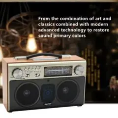 メ　MD-1702 Bluetooth ラジオ充電式Bluetoothスピーカー