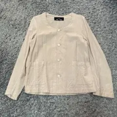 tricot COMME des GARÇONS ジャケット ノーカラー M