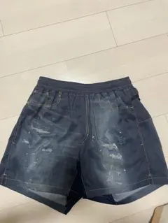 R×L アールエル ランニングショートパンツ デニムブルー レディースLサイズ