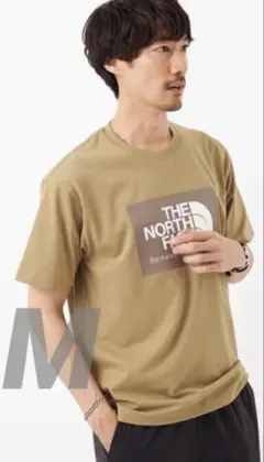 新品◇ノースフェイス◇Tシャツ◇M◇カリフォルニアロゴ◇ベージュ◇パタゴニア/他