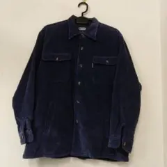 OUTDOOR 4ポケット コーデュロイシャツ ジャケット メンズM ネイビー