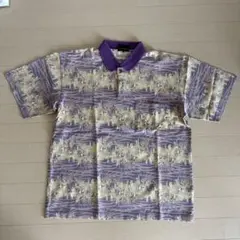 Mr.JUNKO GOLF ポロシャツ パープル系 Lのサムネイル