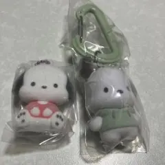 ポチャッコ カラフルカラビナマスコットチャーム ふわわフロッキーマスコット