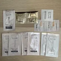 ELIXIR 化粧水・レチノパワーリンクルクリーム・HAKUサンプルセット