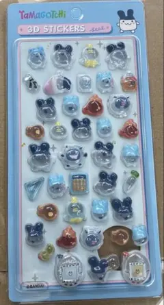 たまごっち 3D ぷっくりシール ボンボンドロップシール風【B品】