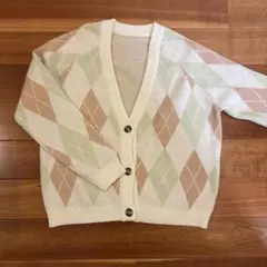 SHEIN アーガイル カーディガン