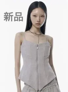 【新品】PIGMENT SWEAT BUSTIER josemoon 36のサムネイル