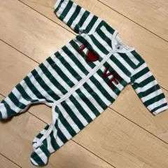 Petit Bateau プチバトー ロンパース 3m 60cm ボーダー