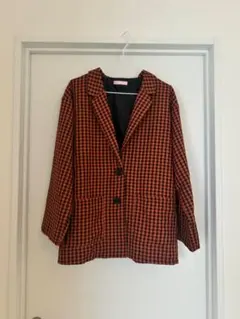 WC ジャケット チェック柄 オレンジのサムネイル