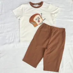 新品 パンどろぼう 半袖 パジャマ 100cm 綿