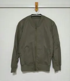 【春物】GLOBAL WORK 　ブルゾン ジャケット Mサイズ　カーキ