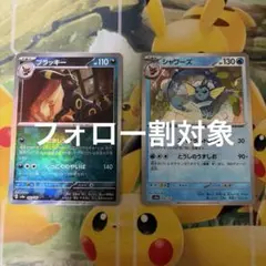 ポケモンカード　ブラッキー　シャワーズ　モンボミラー　＋αおまけ　（13.14）