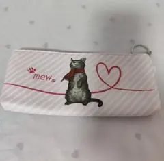 フラットポーチ ネコ