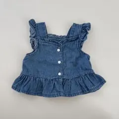 子供服 tete a tete デニムビスチェ 90cmのサムネイル