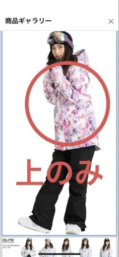 DLITE スノーボードウェア レディース マルチカラー【クリーニング済】