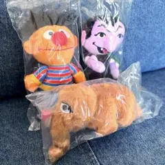 セサミストリート ボールチェーン付きマスコット 3種