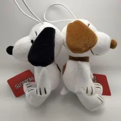 PEANUTS SNOOPY スヌーピー マスコット　みんなといっしょ2体セット