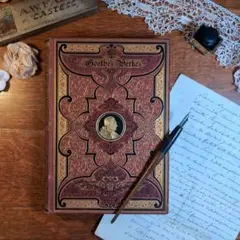 美しい装丁のドイツ洋書2　アンティーク洋書　ゲーテ洋書　Goethe's