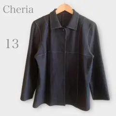 ステンカラーウールジャケット　ブラック　XL きれいめ　秋冬