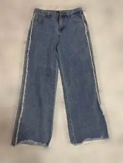 デニム ワイドパンツ Mのサムネイル