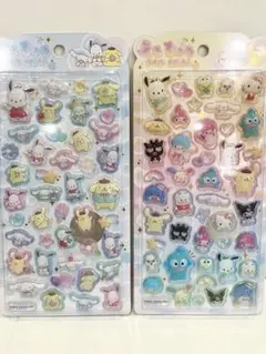 【正規品】サンリオキャラクターズ うるちゅるポップシール ２種セット