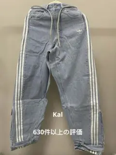 Adidas デニム ジーンズ パンツ ブルー S