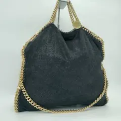 美品 ステラマッカートニー ファラベラ フォールドオーバートート 金チェーン