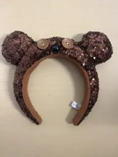 クマ耳スパンコールカチューシャ