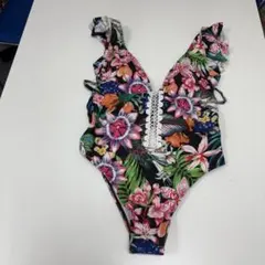 フラワープリント ワンピース水着