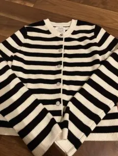 ザラキッズ　ボーダーカーディガン　164