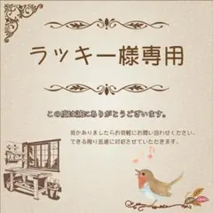 ラッキー様専用