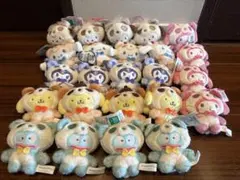 サンリオ　どうぶつ着ぐるみマスコットシリーズ　パンダ編　＆　黒猫編　セット