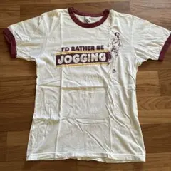I'd Rather Be Jogging リンガーTシャツ Mのサムネイル