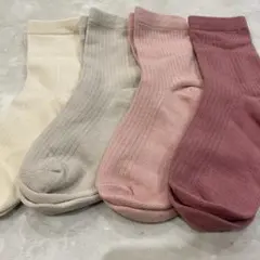 キッズソックス 4足セット XL 20-23cm 通学靴下