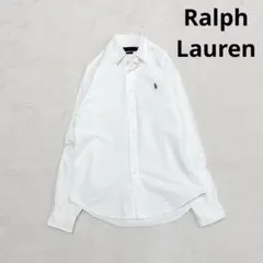 美品 ラルフローレン オックスフォード BDシャツ オーバーサイズ ホワイト