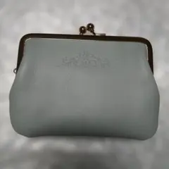 新品未使用 本革 がま口 財布 コインケース