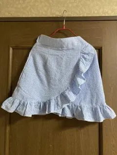 リルリリー　フリル付きギンガムチェックミニスカート