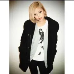 MURUA ムルーア ボア コート　ブラック