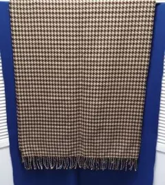 ハウンドトゥースパターン大判 ストール