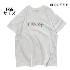 MOUSSY ロゴTシャツ コットン100% 春夏のサムネイル