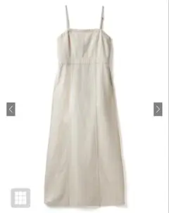 GRL バックスリットキャミワンピース　ホワイト　デニム　Ｍサイズ