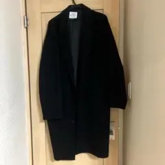 coen ブラック チェスターコート XL