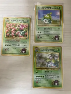 ポケモンカード 旧裏 エリカのフシギバナセット