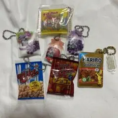 お菓子のミニチュアカプセルトイ7個セット