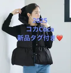 ペプラム ダウンベスト