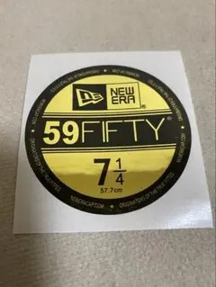 ニューエラ　キャップ　ステッカーシール　1/4