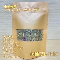 小動物用　フラワーハーブミックス　20g チンチラ　うさぎ　デグー　おやつ
