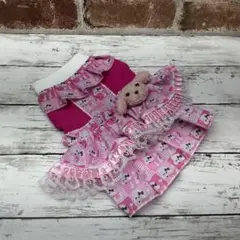 わんこ服【71】ワンピース ハンドメイド ニット 犬服 ワンコ服