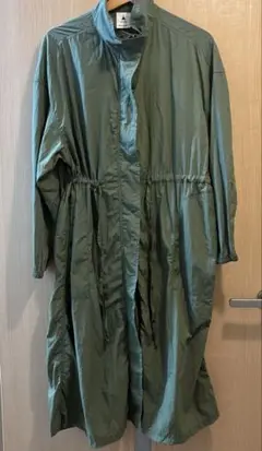 ニコアンド ロングコート グリーン ミリタリー 3サイズ